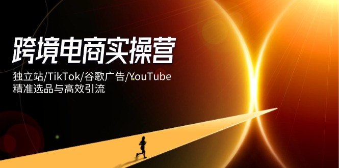 跨境电商实操营：独立站/TikTok/谷歌广告/YouTube，精准选品与高效引流-网创项目