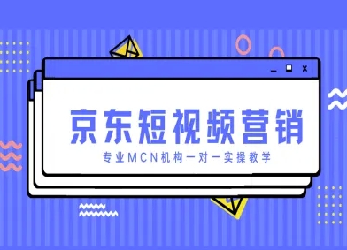 京东短视频营销项目，专业MCN机构一对一实操教学-网创项目