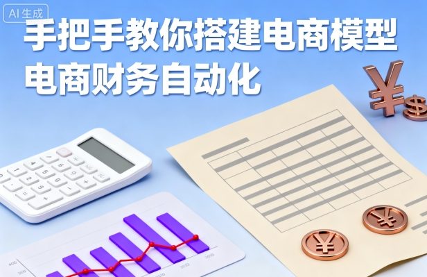手把手教你搭建电商模型-电商财务自动化-网创项目